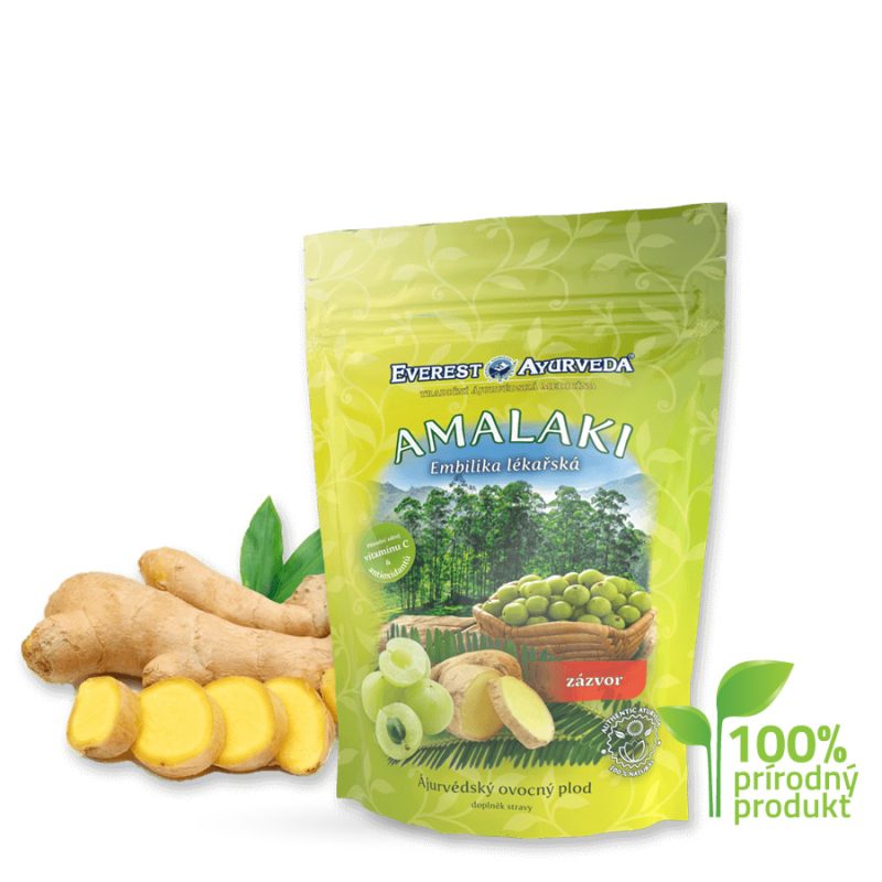 Ovocné plody AMALAKI plod zázvor - Imunita & dýchacie cesty, 100 g